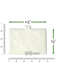 respironics synchrony filter top rulers